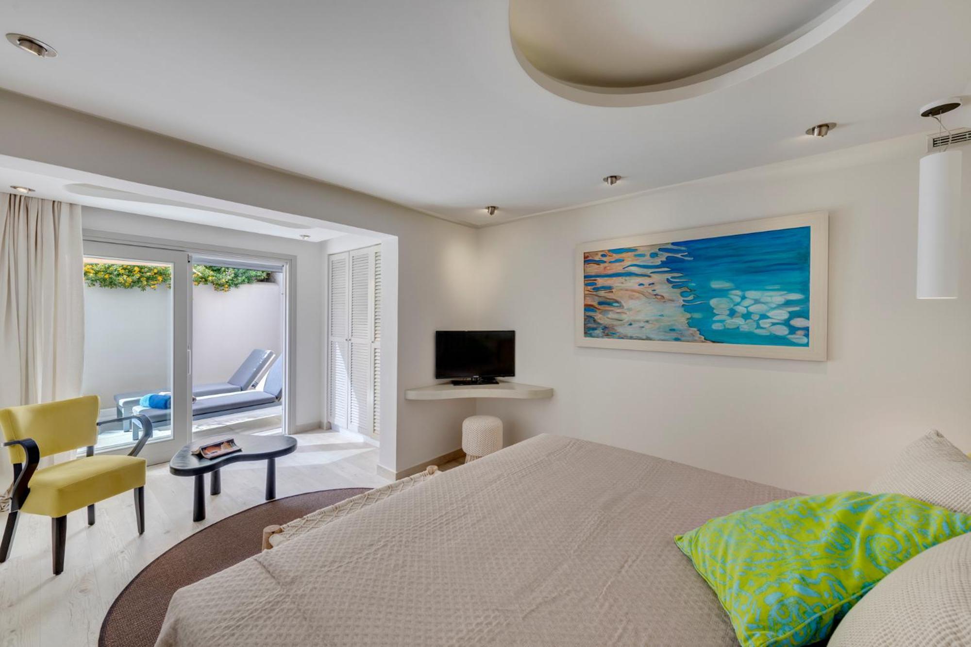 Kouros Art Hotel (Adults Only) Stelida  Oda fotoğraf